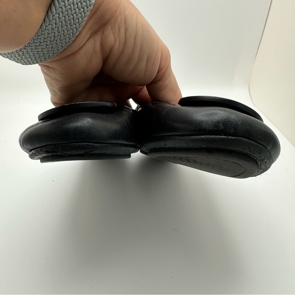 Tory Burch Women Shoes Mini Travel Ballet Flats 6.5 Blk 511558251 Preppy resort - Picture 13 of 14